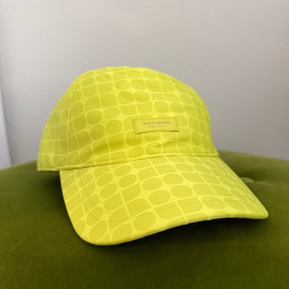 kate spade Accessories - NWT Kate Spade Icon Neon Yellow Baseball Hat | New With Tags Baseball Cap